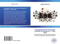 Capa do livro de Championnat de France de Football de National 1 1994-1995 