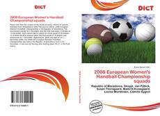 Bookcover of 2008 European Women's Handball Championship squads