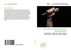 Bookcover of Helen Baylor