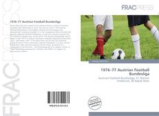 Portada del libro de 1976–77 Austrian Football Bundesliga