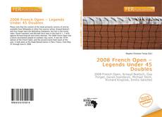 Buchcover von 2008 French Open – Legends Under 45 Doubles