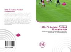 Bookcover of 1970–71 Austrian Football Championship