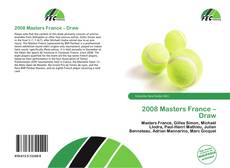 Buchcover von 2008 Masters France – Draw