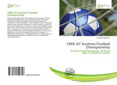 Bookcover of 1966–67 Austrian Football Championship