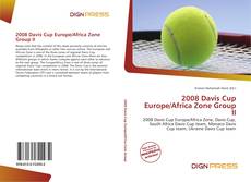 Bookcover of 2008 Davis Cup Europe/Africa Zone Group II