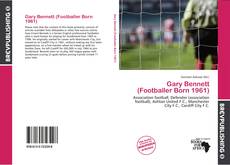 Gary Bennett (Footballer Born 1961) kitap kapağı