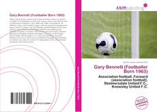 Capa do livro de Gary Bennett (Footballer Born 1963) 