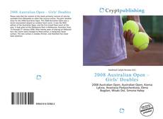 Bookcover of 2008 Australian Open – Girls' Doubles