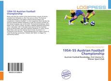 Capa do livro de 1954–55 Austrian Football Championship 