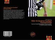 Buchcover von 1952–53 Austrian Football Championship