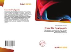 Bookcover of Ensemble Négligeable