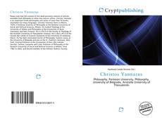 Buchcover von Christos Yannaras