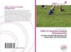 Capa do livro de 1920–21 Austrian Football Championship 