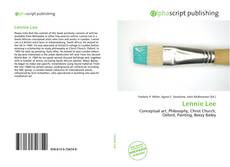 Lennie Lee的封面