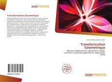 Borítókép a  Transformation Géométrique - hoz