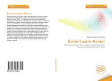 Émile-Justin Menier kitap kapağı