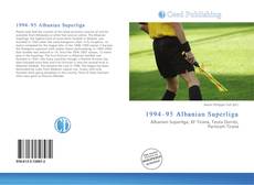 Portada del libro de 1994–95 Albanian Superliga