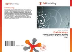 Capa do livro de Emil Jannings 