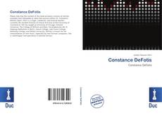 Buchcover von Constance DeFotis