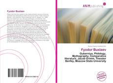 Capa do livro de Fyodor Buslaev 