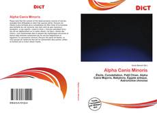 Alpha Canis Minoris的封面