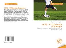 Bookcover of 1976–77 Albanian Superliga