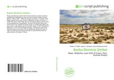 Bookcover of Barbu Dimitrie Ştirbei