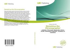 Couverture de Demetrius the Chronographer