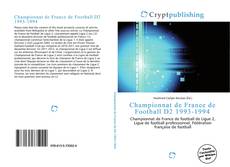 Bookcover of Championnat de France de Football D2 1993-1994