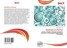 Couverture de Epithets in Homer