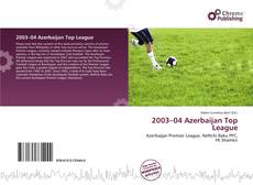 Copertina di 2003–04 Azerbaijan Top League