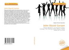 Bookcover of John David Carson