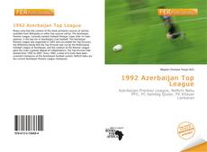 Bookcover of 1992 Azerbaijan Top League