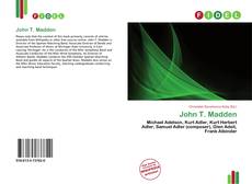 Portada del libro de John T. Madden