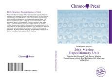 Bookcover of 26th Marine Expeditionary Unit