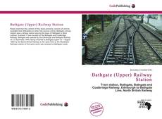 Capa do livro de Bathgate (Upper) Railway Station 