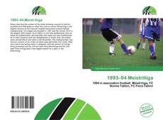 Portada del libro de 1993–94 Meistriliiga