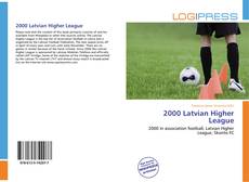 Capa do livro de 2000 Latvian Higher League 