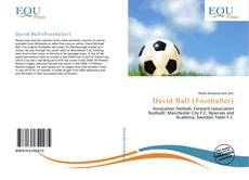 Capa do livro de David Ball (Footballer) 