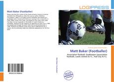 Capa do livro de Matt Baker (Footballer) 