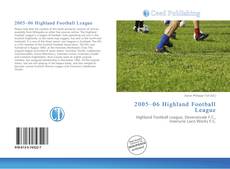 Borítókép a  2005–06 Highland Football League - hoz