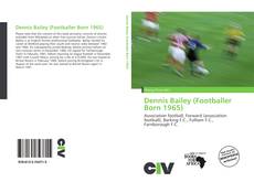 Capa do livro de Dennis Bailey (Footballer Born 1965) 