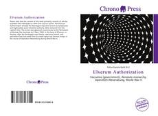 Bookcover of Elverum Authorization