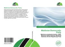 Copertina di Maldivian Democratic Party