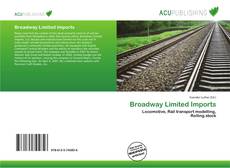 Broadway Limited Imports kitap kapağı