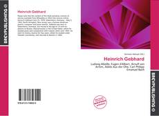 Couverture de Heinrich Gebhard