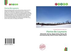 Portada del libro de Florine De Leymarie