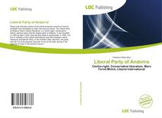 Couverture de Liberal Party of Andorra