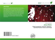 Bookcover of Jess Klein