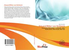 Bookcover of Eduard Ritter von Schleich